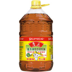 鲁花 食用油 低芥酸特香菜籽油 6.18L   物理压榨
