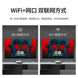 腾讯极光盒子6SE 电视盒子网络机顶盒 4K高清 1+32G存储 全志H618芯片 HDR10 手机无线投屏 带网口