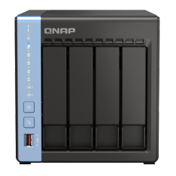 威联通（QNAP）TS-464C 宇宙魔方四核心处理器家用网络存储服务器NAS内置双M.2插槽AI个人私有云（453Dmini升级）