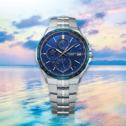 卡西欧（CASIO） 手表Oceanus海神S5000 防水蓝牙六局电波表太阳能男士商务表 OCW-S5000F-2AJF