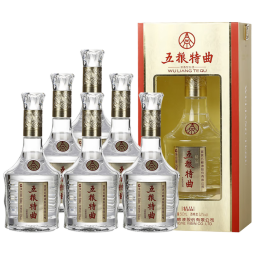 五粮液股份 五粮特曲 二代精品 浓香型白酒 52度 500ml*6瓶 整箱原箱装