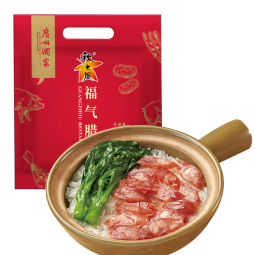 广州酒家 福气腊肠500g 1斤装秋之风老字号熟食腊味香肠 送礼企业团购