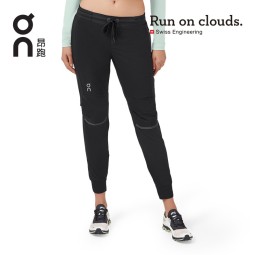 On昂跑 Running Pants 全天候女款跑步长裤 Black 黑色 L 