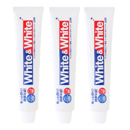 狮王（Lion）【胖东来同款】牙膏White white大白牙膏150g 成人牙膏 净白固齿 150g*3三支装