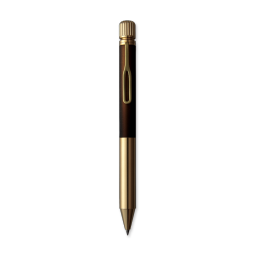 樱花签字笔商务宝珠笔礼盒 日本大赏复古黄铜笔craft_lab 001进口高档金属杆礼品笔礼物