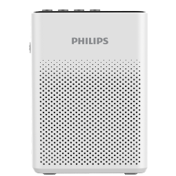 飞利浦（PHILIPS）SBM200 小蜜蜂扩音器便携插卡音箱会议扬声器麦克风喇叭喊话教师导游专用教学讲课户外小巧迷你白 