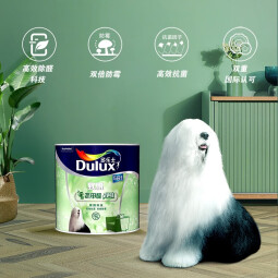 多乐士（Dulux）绿色家居致悦竹炭抗甲醛五合一净味环保小桶乳胶漆 补墙漆 A8146 1L单桶 白漆 不可调色 1L*1件