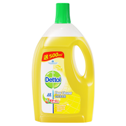 滴露（Dettol）地板清洁剂柠檬2L 拖地瓷砖木地板地砖扫地机器人洗地机去污杀菌 