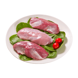 华英（HUAYING） 精切去皮鸭胸肉2斤冷冻鸭脯肉烧烤健身食材 