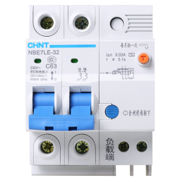 正泰（CHNT）空气开关漏电保护开关断路器 小型家用 NBE7LE 【热销款】2P 63A 