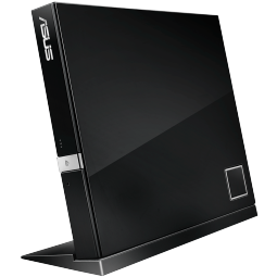 华硕6倍速 USB2.0 外置蓝光 光驱刻录机 黑色(兼容苹果系统/SBW-06D2X-U)