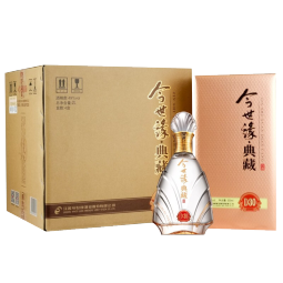 今世缘 典藏D30 柔雅型白酒 49度 500ml*4瓶 整箱装