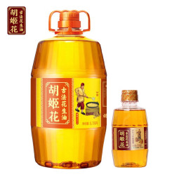 胡姬花 古法花生油6.18L(5.78L+小榨400ml)组合装食用油 物理压榨一级