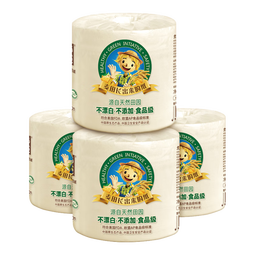 泉林本色有芯卷纸 3层270节*24卷 整箱卫生厕卷筒纸 居家耐用 易溶不堵