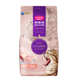 麦富迪 猫粮 鲜肉双拼全价天然粮鸡肉金枪鱼配方 幼猫粮1.5kg 