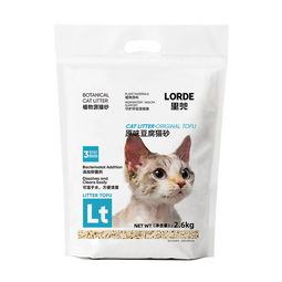 lorde里兜猫砂 豆腐猫砂经典款2.6kgx6袋