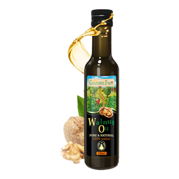 爷爷的农场宝宝热炒凉拌食用油橄榄油 儿童孕妇冷炸营养进口有机核桃辅食油 核桃油250ml