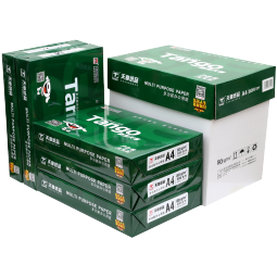 天章 （TANGO）新绿天章A4打印纸 80g 500张*5包 双面打印复印纸 纸张洁白顺滑不卡纸 整箱2500张【匠心品质款】