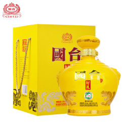 国台好礼 茅台镇高度酱香型白酒 礼盒装 大曲坤沙 收藏送礼自饮 53度 1500mL 1坛 好礼经典版3斤大坛 