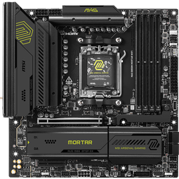 微星（MSI）MAG B850M MORTAR WIFI 迫击炮主板 支持CPU AMD 9950X/9800X3D/9700X/9600X(AMD B850/AM5接口)