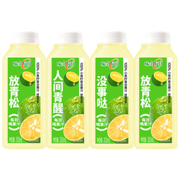 味全【孟子义同款】每日C果汁暴打小青柠300ml*4 含NFC饮料冷藏礼盒装 