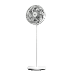 美的（Midea）电风扇 家用七叶立式落地扇宿舍卧室轻音节能摇头桌面小风扇大风力空气循环风扇 SAF30AC 