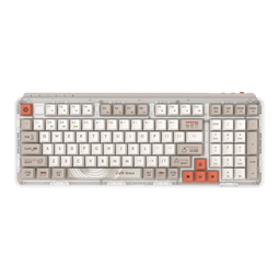 MIIIW米物ART系列咖啡主题 机械键盘Z980Promax 无线蓝牙 98键 游戏办公键盘 男生女生 VCPro轴AK06