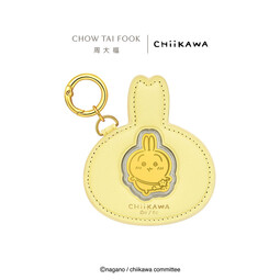 周大福chiikawa联名吉伊卡哇足金黄金金章 乌萨奇 R37556