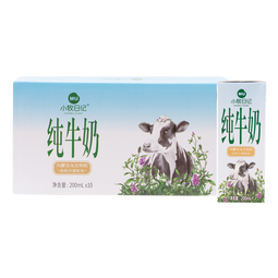小牧日记内蒙古沙漠纯牛奶3.2g蛋白质一箱200ml*10盒全脂营养早餐伴侣 