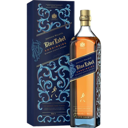 尊尼获加（JOHNNIE WALKER）蓝牌 Xordinaire 苏格兰威士忌 1000ml 40度 礼盒装 进口洋酒 