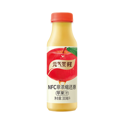 统一元气觉醒NFC苹果汁 300毫升*12瓶整箱装新老包装随机发货 