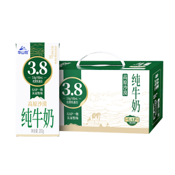 中垦牧华山牧高原沙漠纯牛奶200g*10盒(礼盒装) 3.8g优质乳蛋白 