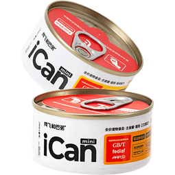 阿飞和巴弟猫罐头主食罐icanmini全价24罐成猫幼猫湿粮罐头营养补水猫咪罐头 混合2口味*6罐【满足挑嘴】 