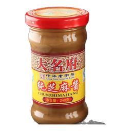 正宗大名纯芝麻小磨香油小瓶大名府芝麻酱 中华老字号 凉拌调味油 芝麻酱240g/瓶*1瓶 