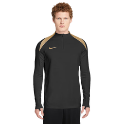 耐克(NIKE)男春秋长袖T恤 足球训练 时尚速干FN2404-011黑 XL
