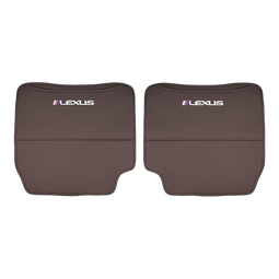 邦列适用雷克萨斯座椅防踢垫ES200/ES300h/NX260/RX300改装饰车内用品 18-25款ES【摩咖棕】 座椅防踢垫2片+后出风口1片 