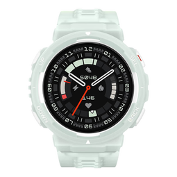 AMAZFIT华米Active Edge智能手表 远山青 46mm 血氧心率 运动识别 跑步户外防水手表 男女士电子表