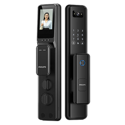 飞利浦（PHILIPS）智能门锁电子密码锁指纹密码锁WIFI智联防盗门锁 301VP黑