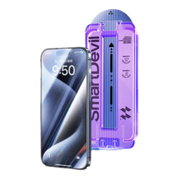 闪魔适用于iphone15系列钢化膜 苹果手机保护膜高清防爆强抗指纹灵敏全覆盖无尘仓秒贴一体防尘膜 15Pro【高清防尘膜*2片装|听筒防尘】 