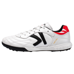 KELME/卡尔美足球鞋男TF碎钉夏季透气系带学生青少年比赛训练鞋成人 白/红 43 