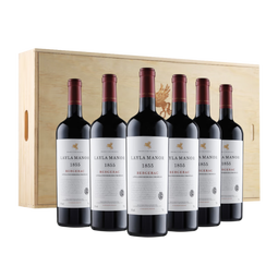 蕾拉法国进口红酒AOP级14度干红葡萄酒LAYLA MANOR木箱礼盒750mlX6 