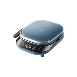 美的（Midea）电饼铛 上下盘可拆洗家用双面加热加深大尺寸智能0氟钛陶瓷三明治早餐机煎烤机煎饼锅烙饼锅 30口径|智能钛陶|双盘可拆洗|JKS3072 