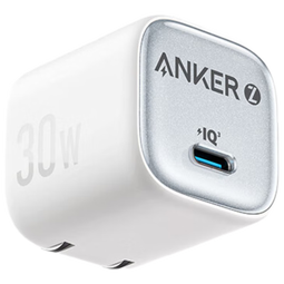 ANKER【国家3C认证】安克冰点快充 苹果16充电器pd30W氮化镓适用iPhone16promax15/14手机type-c插头 白