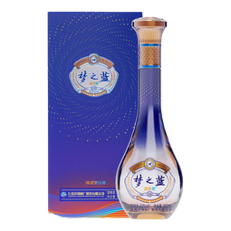 洋河梦之蓝乐享版 52度白酒 经典绵柔酒 52度 500mL 1瓶 单瓶装