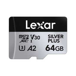 雷克沙TF卡 运动相机高速卡大疆无人机pocket3内存卡gopro存储卡micro sd卡 64G SilverPlus 读速205MB/s TF卡 