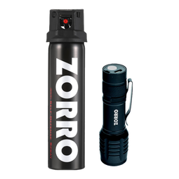 佐罗（ZORRO）防护喷胶 防狼雾剂 女性防卫神器防身迷你强光手电组合房车用品 