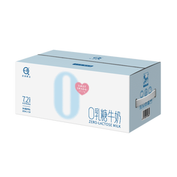 认养零乳糖全脂牛奶0乳糖3.6g乳蛋白200mL*24盒儿童早餐牛奶 