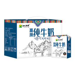 小西牛纯牛奶青藏牧场纯牛奶早餐奶200ml*10盒*5箱