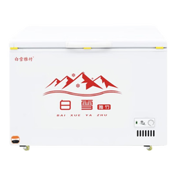 白雪雅竹冰柜商用大容量全冷冻大型冰柜家用冷藏冷冻两用卧式冷柜展示柜 528单温【豪华款】1130x735x860