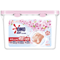 奥妙桃桃春日除菌洗衣凝珠50颗洗衣球 除菌除螨 鲜花精油 三合一 